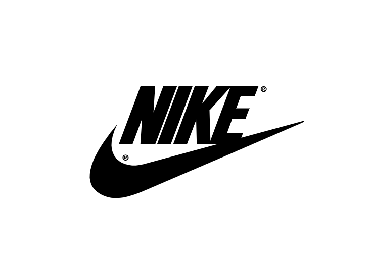 耐克(nike)公司的商标logo矢量图设计素材,svg格式,无限放大不失真