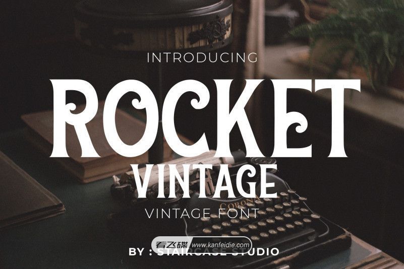 艺术复古英文字体 Rocket Vintage下载