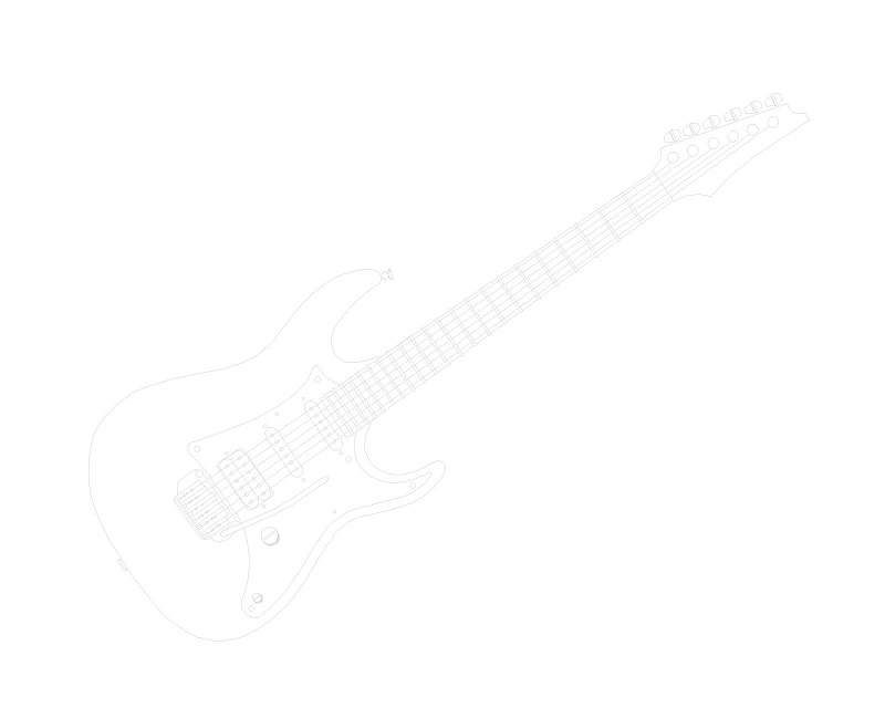 电吉他cad平面图块素材下载