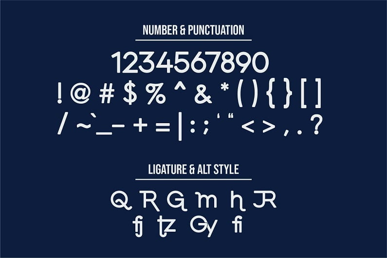 Gatsbey-圆润标准无衬线-logo创意网页设计-英文字体下载