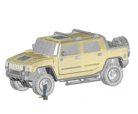 悍马越野汽车3D AutoCAD模型下载.dwg